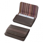 Visitenkartenetui mit Alupl�ttchen und Iher Wunschgravur - Visitenkartenetui mit Alupl�ttchen und Iher Wunschgravur    Elegantes Visitenkartenetui aus PU mit Magnetverschluss, Innenfutter im schicken  Streifendesign und lackierter Metallschnalle Sie gestalten und wir Laser-gravieren f�r Sie. ...