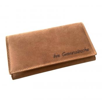 Geldb�rse aus Leder gravieren lassen