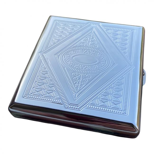 Etui f�r Zigaretten aus Metall mit Gravur nach Wunsch