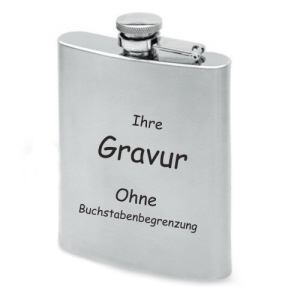 Flachmann mit Ihrer GRAVUR