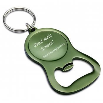 Flaschenöffner mit Gravur Herz my LKW Geschenk Auto Schlüsselanhänger 