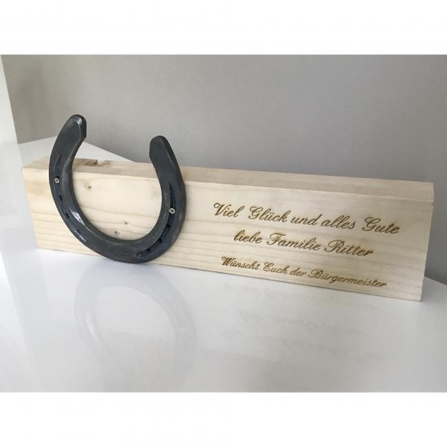 Geschenk zum Richtfest | Hufeisen