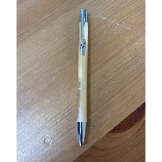 Goldener geb�rsteter Kugelschreiber mit Ihrer Gravur personalisiert
