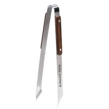 Holz/Metall Grillbesteck - Grillzange mit pers�nlicher 