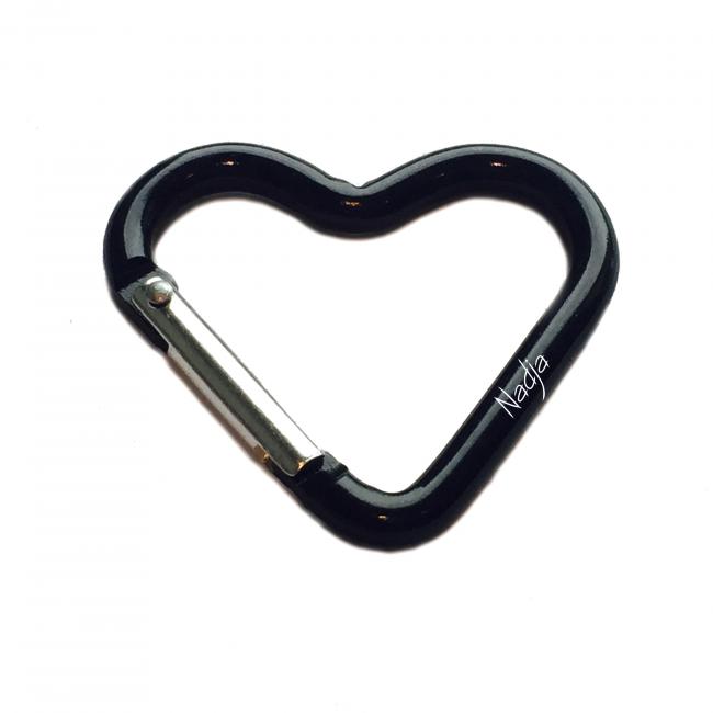 Celblisora 4x Herz-Karabiner Schlüsselanhänger - Zinklegierung Für Outdoor