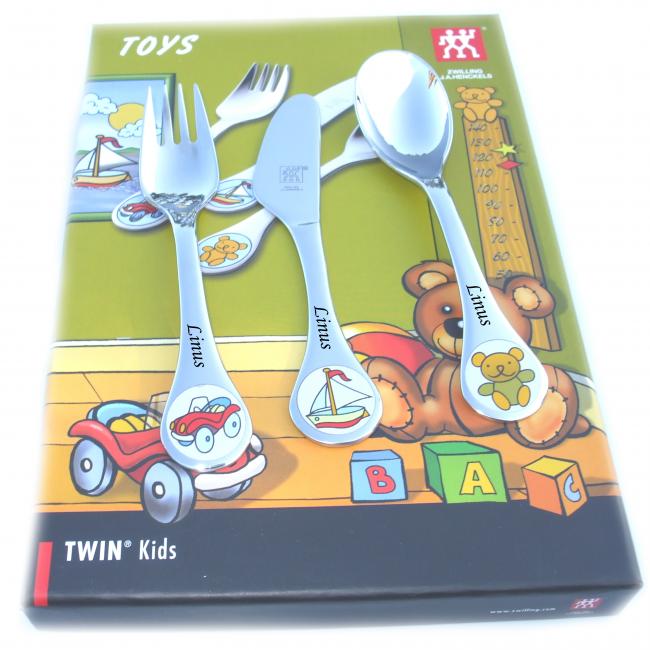 Kinderbesteck TOYS von Zwilling mit individueller Gravur � das perfekte Geschenk