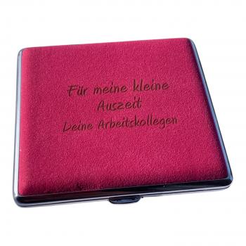 Zigarettenetui Gravur - Zigarettenbox mit Wunschgravur