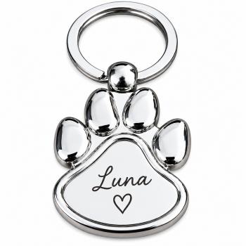 Pfotenanh�nger mit Wunschgravur � pers�nliches Geschenk