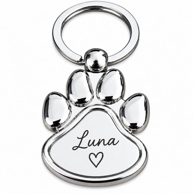 Pfotenanh�nger mit Wunschgravur � pers�nliches Geschenk f�r Tierfreunde