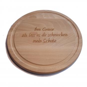 Brotbrett mit Gravur gestallten