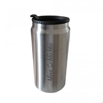 Thermobecher - dosenf�rmig - gravieren lassen 
