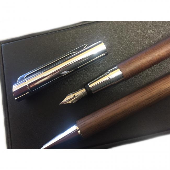Drehkugelschreiber mit Ihrer Gravur im Geschenketui SENATOR Schreibset Füller