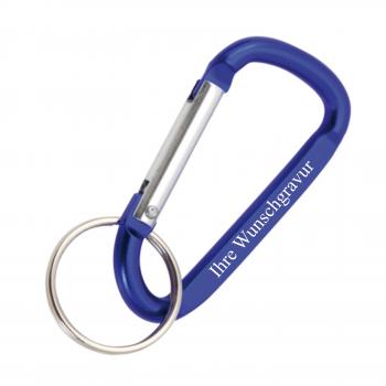 Karabiner mit Gravur, Schl�sselanh�nger Karabiner aus Alu