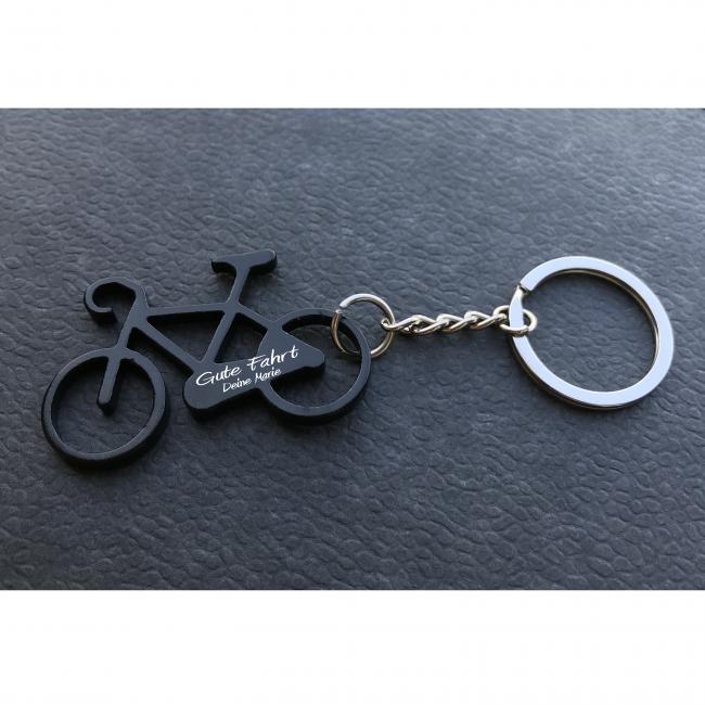 Schl�sselanh�nger Fahrrad beschriften