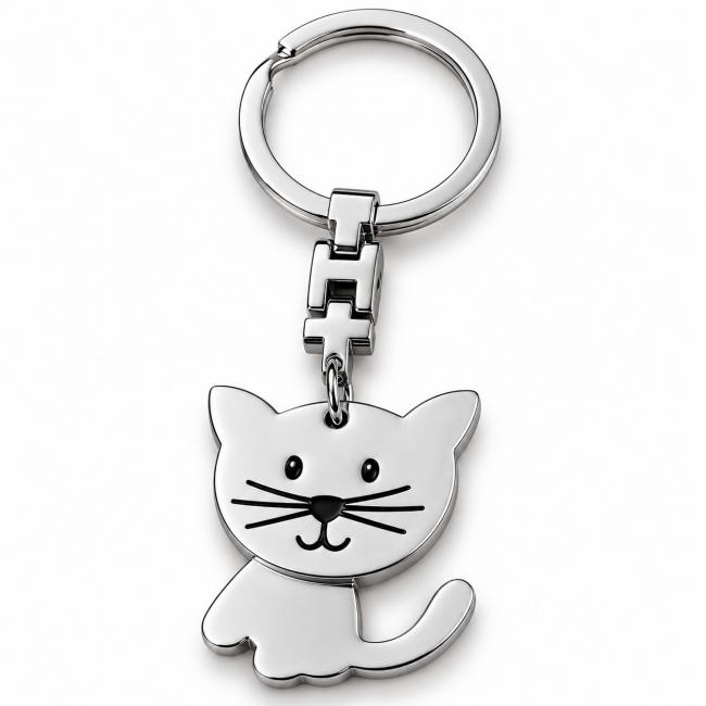Schl�sselanh�nger Katze mit Wunschgravur � pers�nliches Geschenk