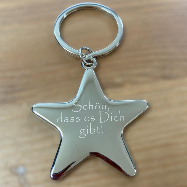 Schl�sselanh�nger Stern mit Personifizierung