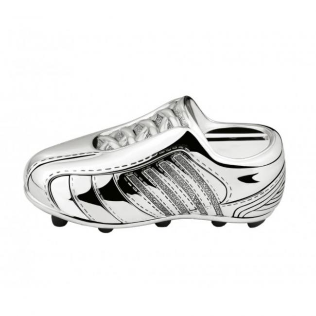 Spardose Fu�ballschuh mit Gravur