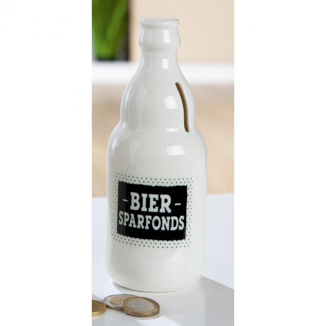 Spardose in Bierflaschenform Bier-Sparfonds