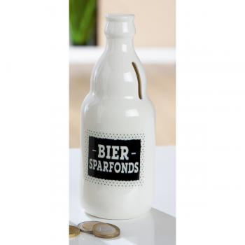Spardose in Bierflaschenform 