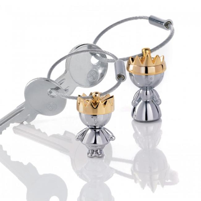 TROIKA SCHL�SSELANH�NGER - SET LITTLE KING & LITTLE QUEEN mit Ihrer Gravur