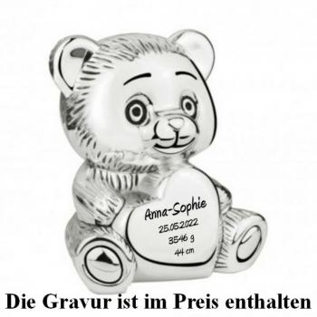 Teddyb�r Spardose gravieren