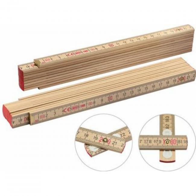 HolzZollstock 2 Meter inkl. Gravur nach Wunsch